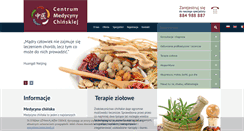 Desktop Screenshot of medycynachinska.org